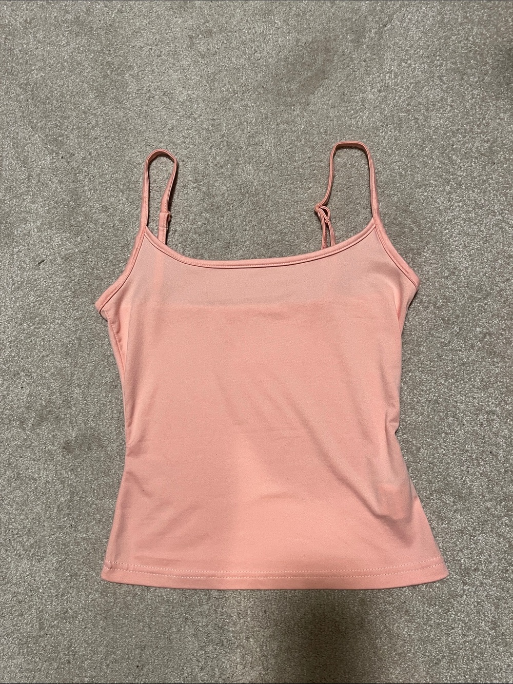 SHEIN Women's Pink Lycra Strap Tank Top